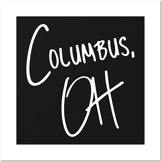 Columbus Ohio Wall Art by helloshirts